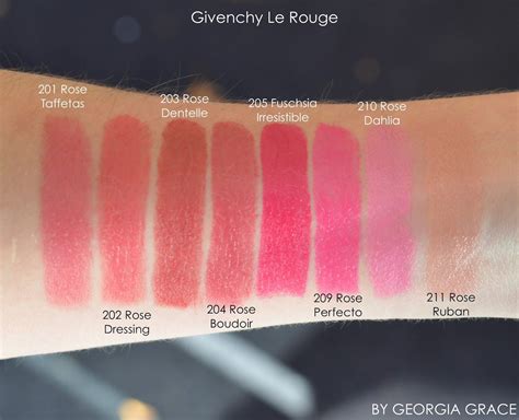 givenchy le rouge 303 swatches|Givenchy Le Rouge • Lipstick Swatches .